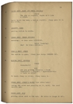 Moe Howard's 29pp. Script Dated April 1942 for The Three Stooges Film ''Sock-a-Bye Baby'' -- First Page Missing, Else Very Good Condition